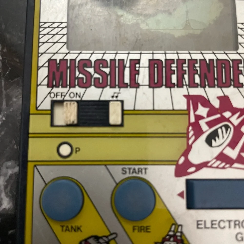 Casio Missile Defender CG-83 Electronic Handheld Game 1984 For Parts Only